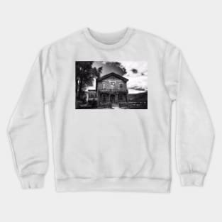 Hotel Meade - Black And White Crewneck Sweatshirt